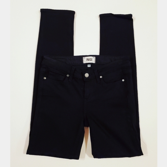 Paige Black Shadow Skyline Skinny Jeans - Picture 3 of 8